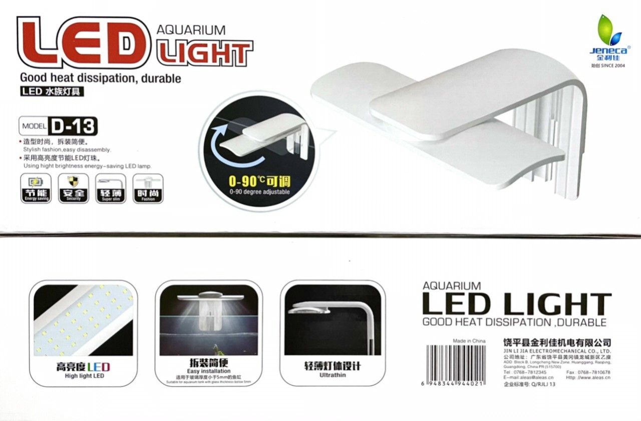 Đèn Led Jeneca Xoay 90 Độ - Đèn Led Thủy Sinh, Bể Cá