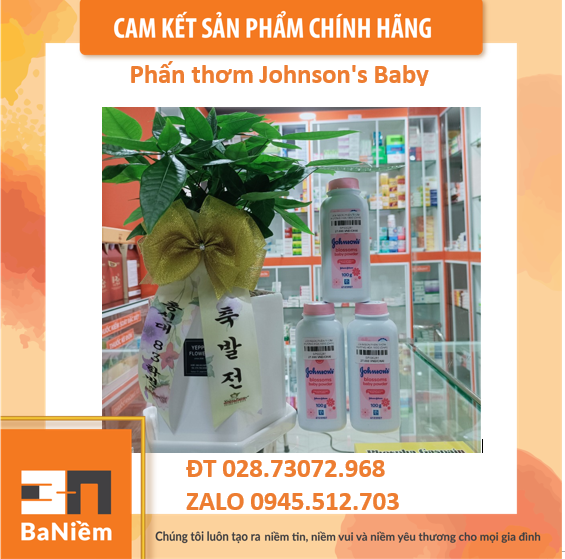 Phấn HỖ TRỢ Rôm Sảy Chính Hãng Johnson Baby