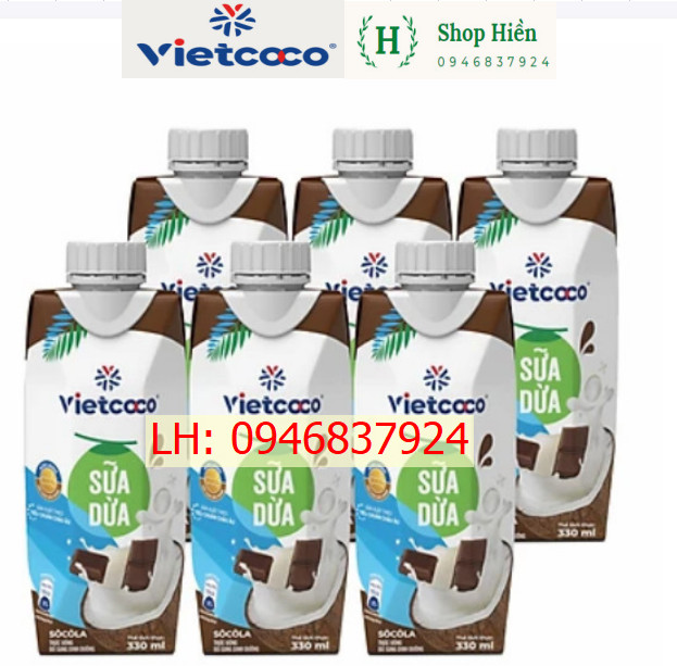 Sữa dừa socola Vietcoco 330ml