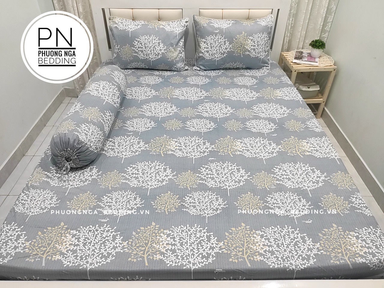 Ga Lẻ Cotton Thắng Lợi 1m8 nệm cao 30cm