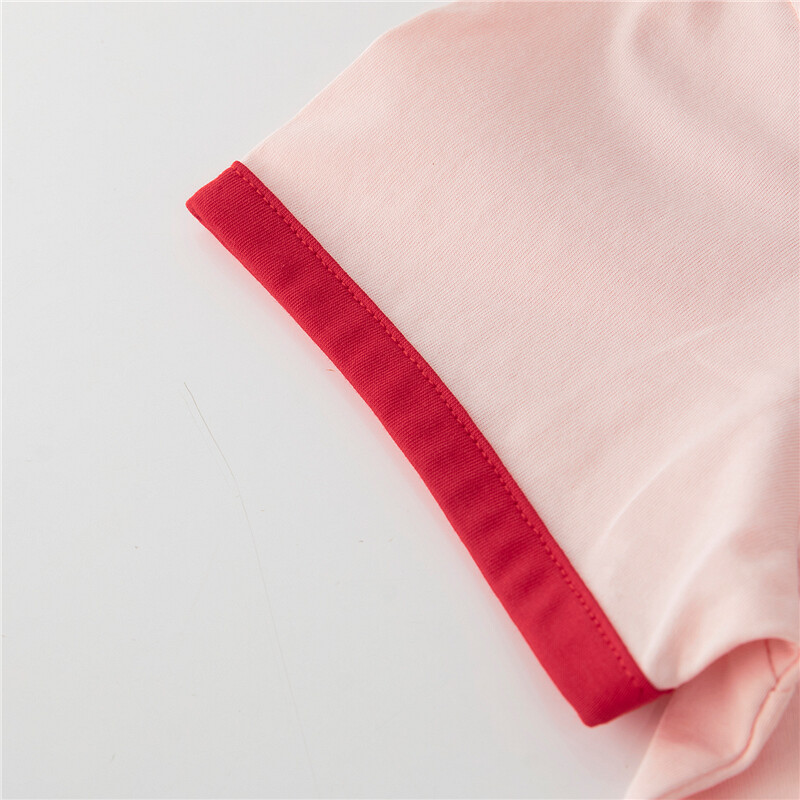 Áo Thun Nữ T-shirt Tay Ngắn GIORDANO Women Cổ tròn 100% vải cotton Thêu hình tinh tế Trang trí viền gân với màu tương phản Thoải mái Mùa hè Trẻ trung Màu thuận Thời trang 05321407