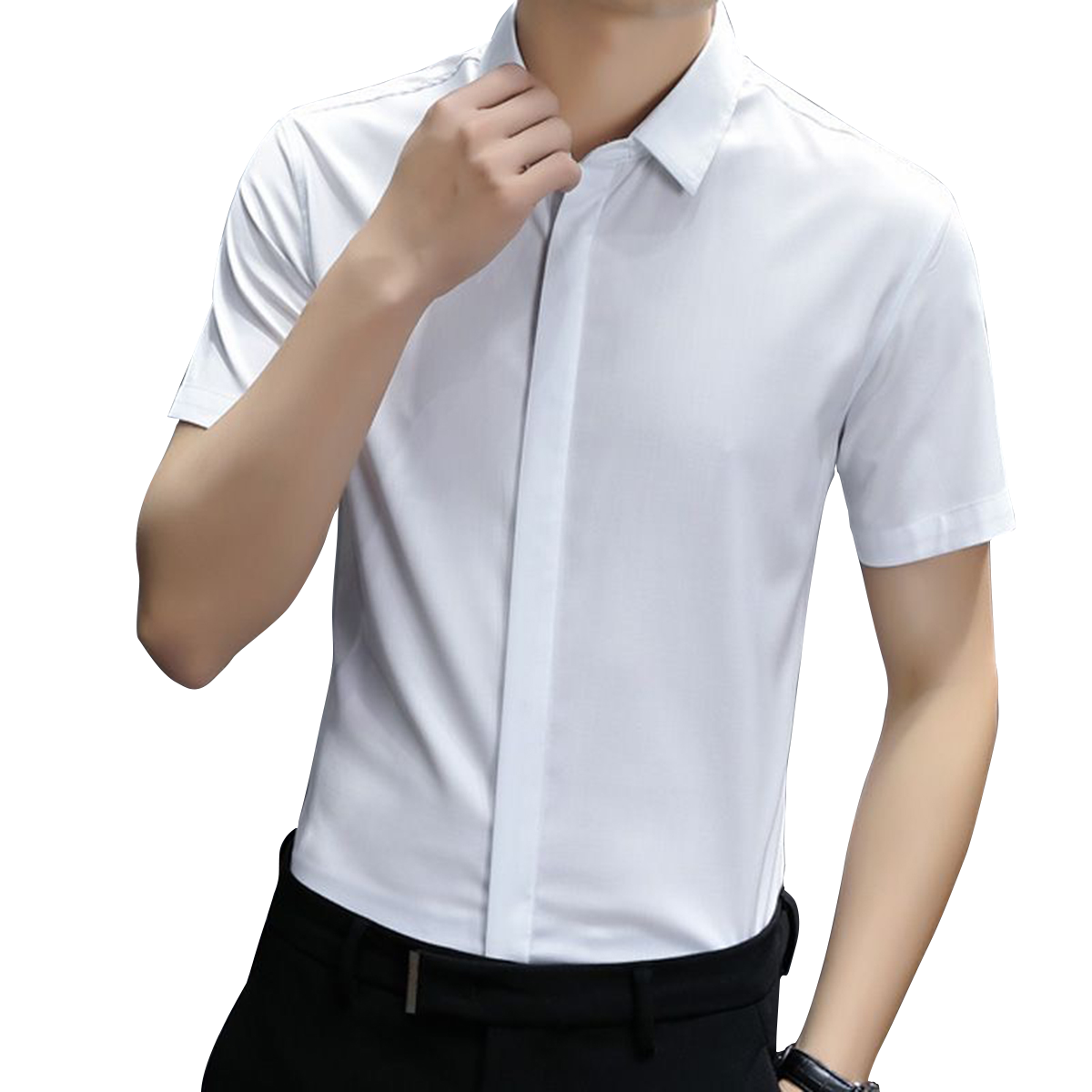 Áo sơ mi nam, áo sơ mi ngắn tay, sơ mi nam ngắn tay đẹp, vải đẹp dáng slim ton dáng mặc là đẹp