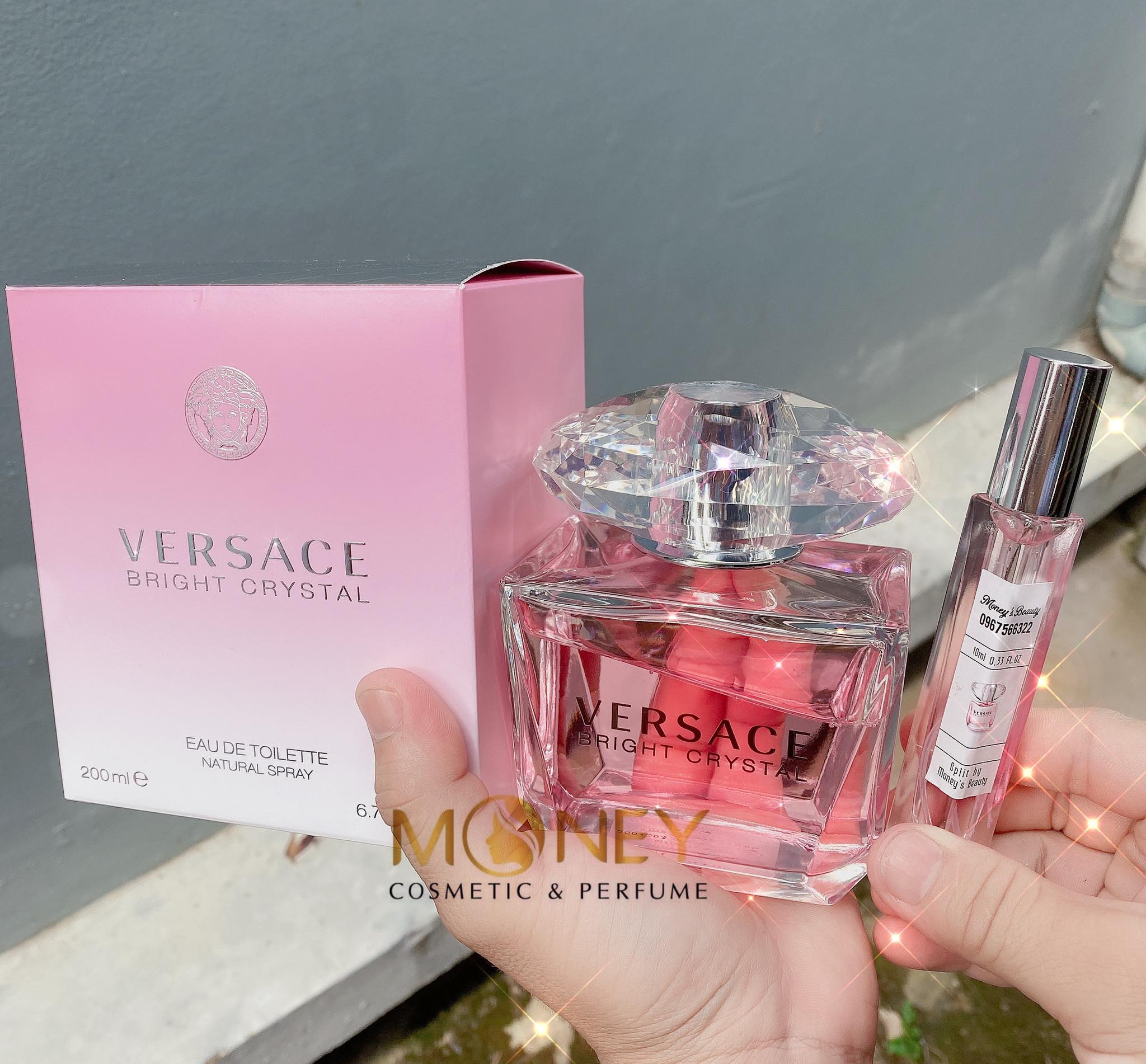 (MẪU THỬ) Nước Hoa Nữ VERSACE Versace Bright Crystal 10ml