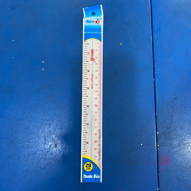 Combo 5 Cây Thước dẻo PVC Điểm 10 Thiên Long