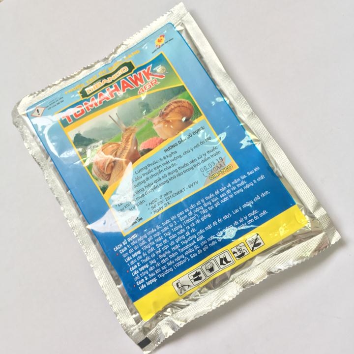 CHẾ PHẨM DIỆT ỐC - BẢ DIỆT ỐC SÊN TOMAHAWK 4GR GÓI 100G