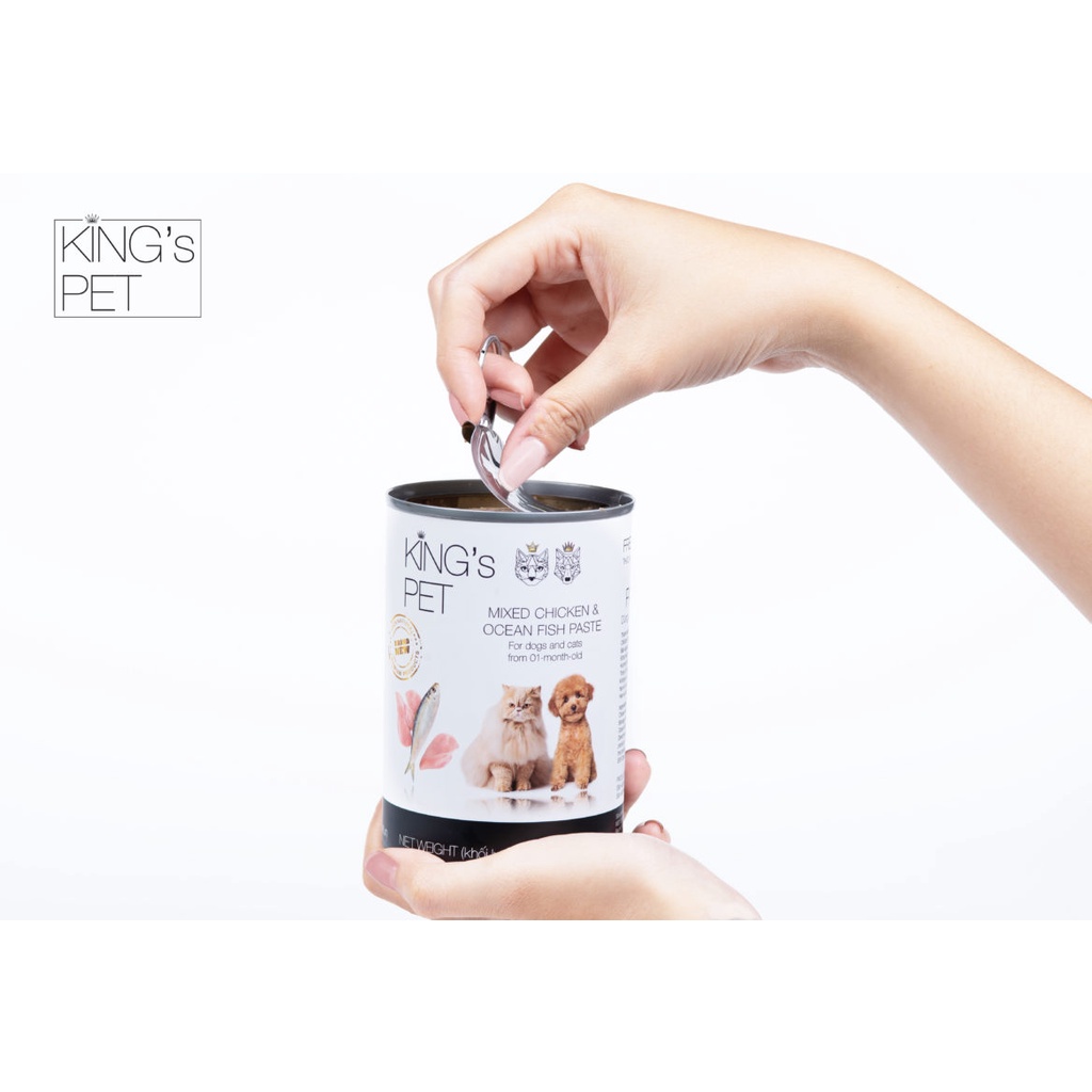Pate King's Pet cho Chó Mèo 380g