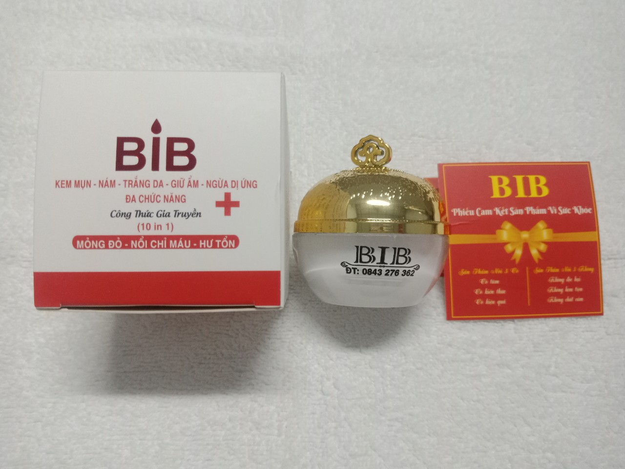 KEM DƯỠNG DA MẶT BIB 10 IN 1 16G