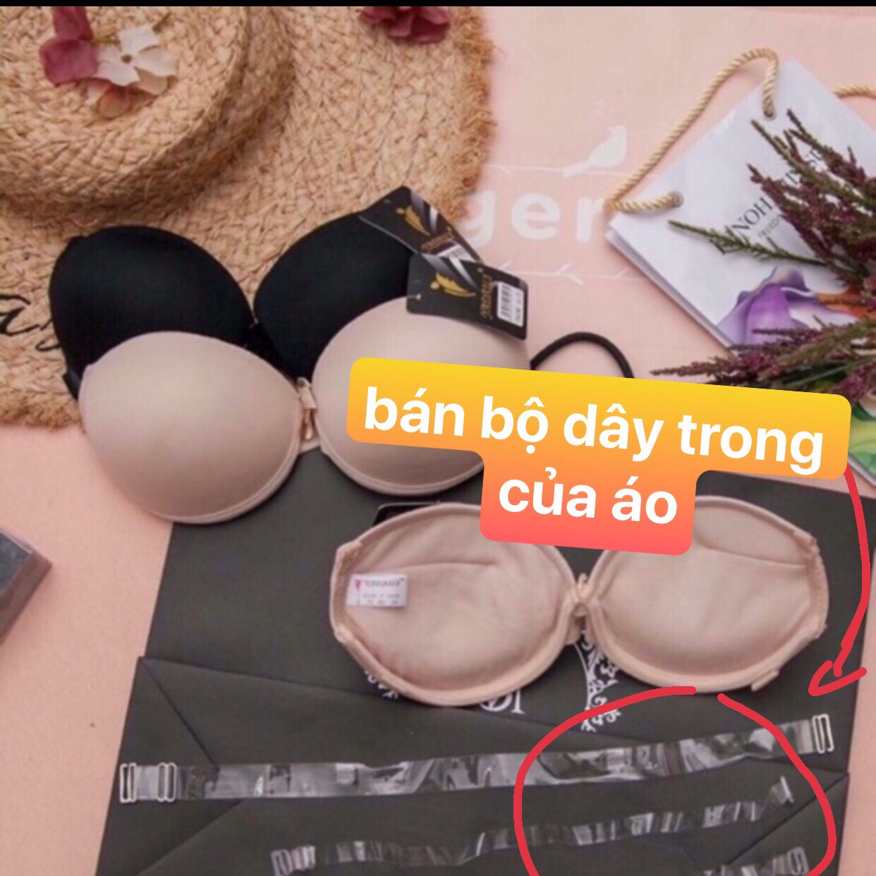 [HCM]Bộ dây trong vai và lưng (ko phải áo ngưc)