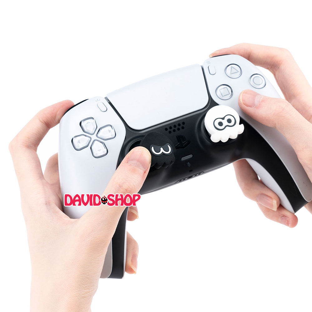 [Moncon] Núm bọc analog Splatoon 3 cao cấp cho tay cầm DualSense (PS5), DualShock 4 (PS4), Pro Controller, Xbox...