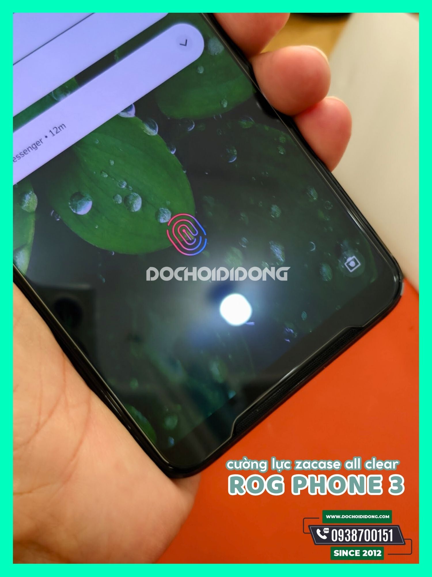 [HCM]Dán Cường Lực Asus Rog Phone 3 Zacase
