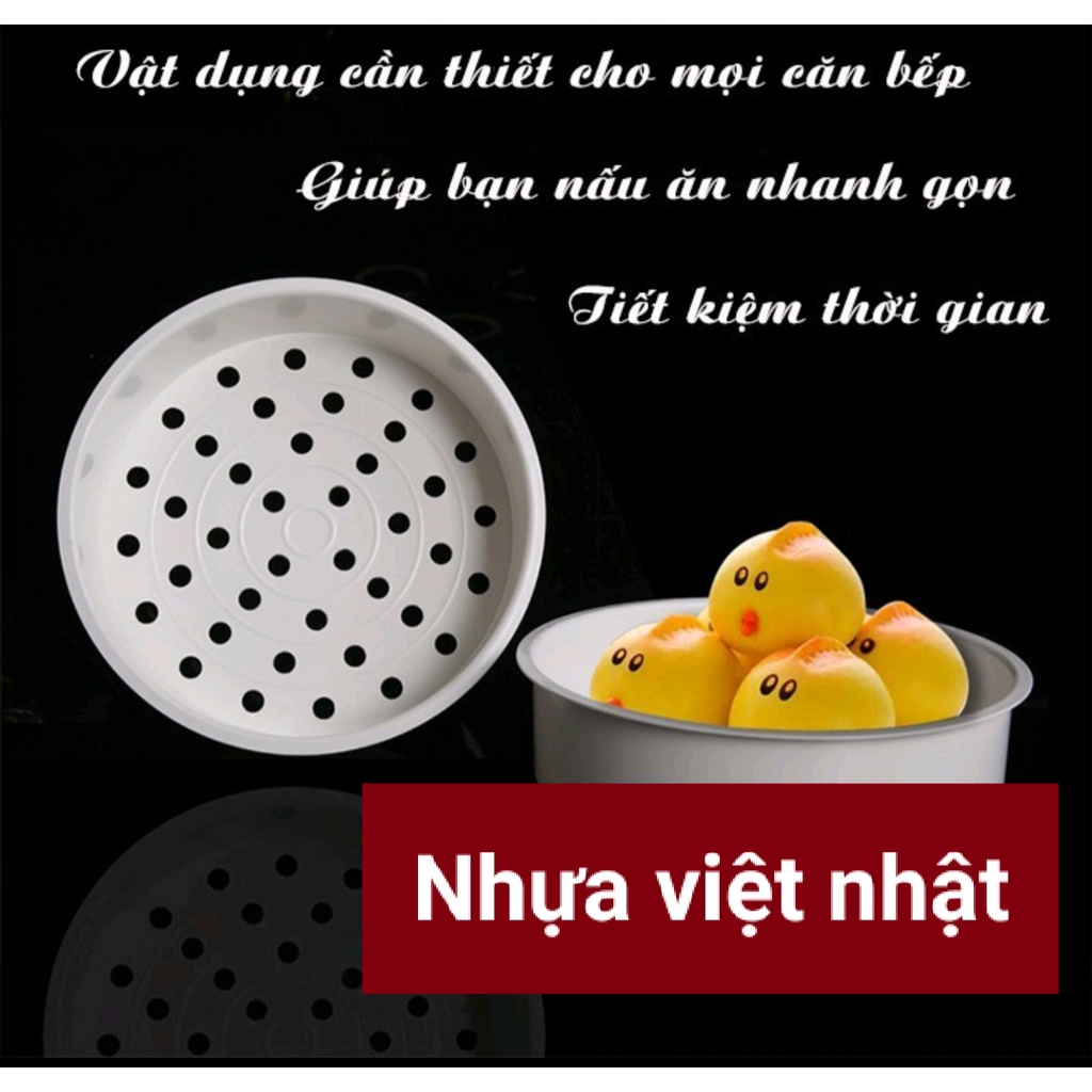 Khay hấp thức ăn nồi cơm điện nhựa Việt Nhật