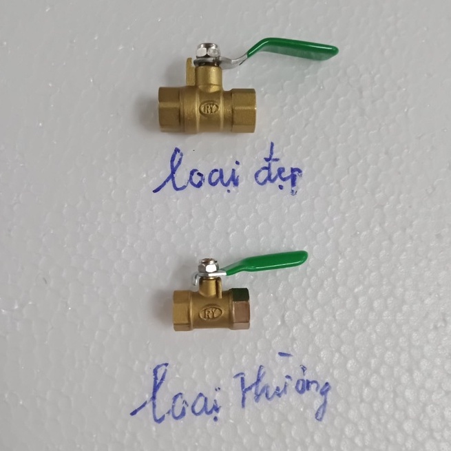 Van khóa đồng thau 1/4inch (loại ren trong 13mm)