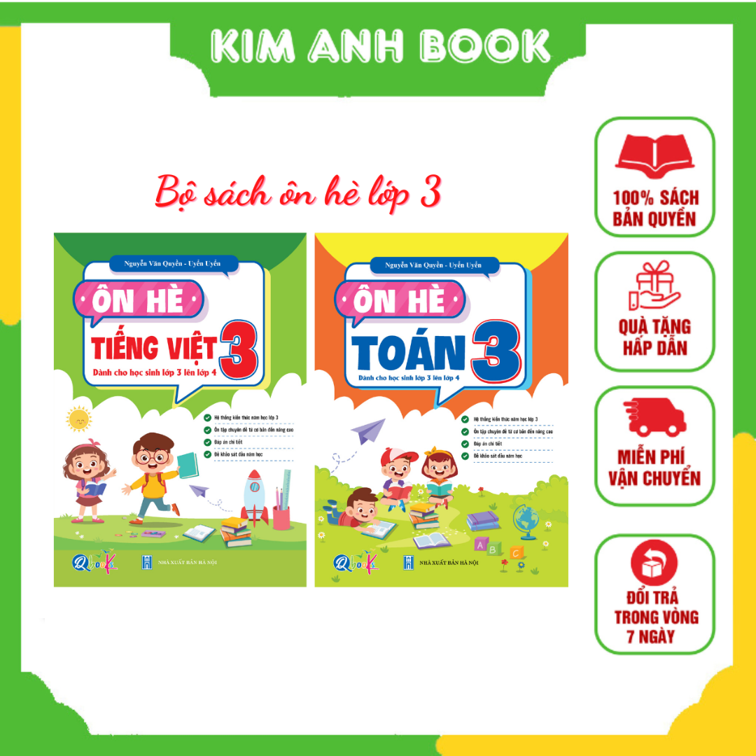 Combo Ôn Hè Toán Và Tiếng Việt 3