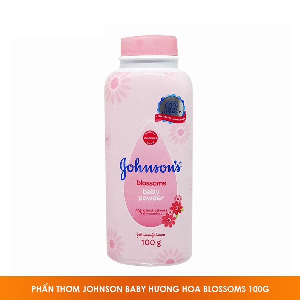 Phấn Johnson's baby hương hoa 100g