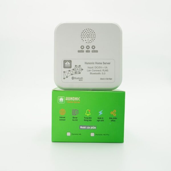 Bộ Điều Khiển Trung Tâm Smarthome - Hunonic Home Server - Công nghệ Bluetooth Mesh - Dễ Dàng Sử Dụng Và Lắp Đặt - Chinh Hãng Bảo Hành 12 Tháng