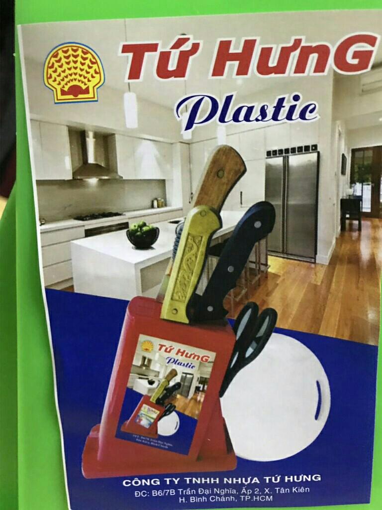 Giá Để Dao Bằng Nhựa Plastic Tứ Hưng