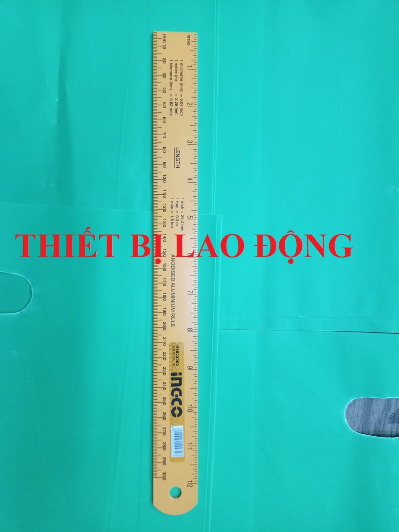Thước nhôm 30cm ingco hsr23002 - hsr23002