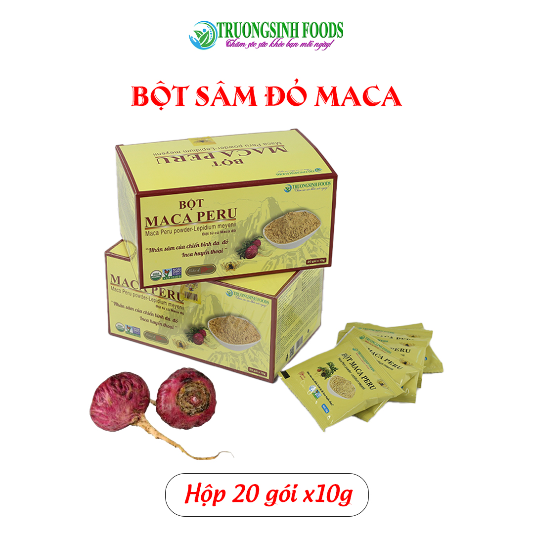 BỘT SÂM MACA PERU ĐỎ - Maca for women - Hộp 200g, 450g