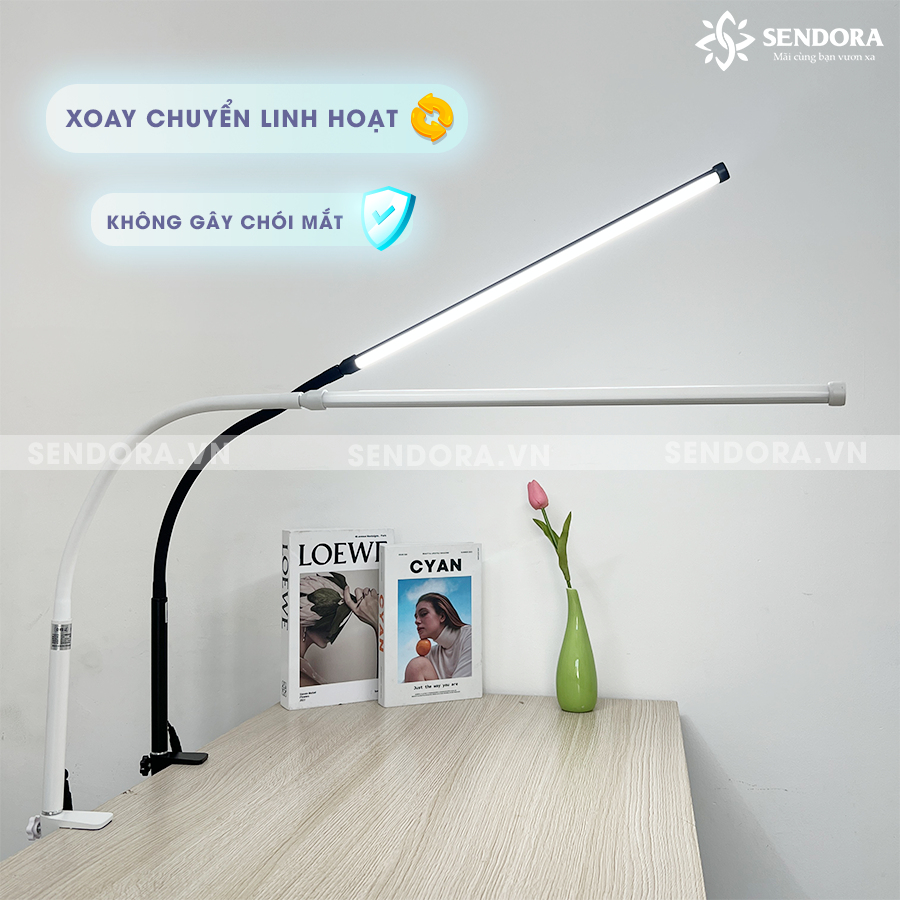 Đèn làm Nail Kẹp bàn, Đèn led kẹp bàn học sinh bảo vệ mắt, đèn led kẹp bàn nail làm móng, đèn phun xăm, nối mi