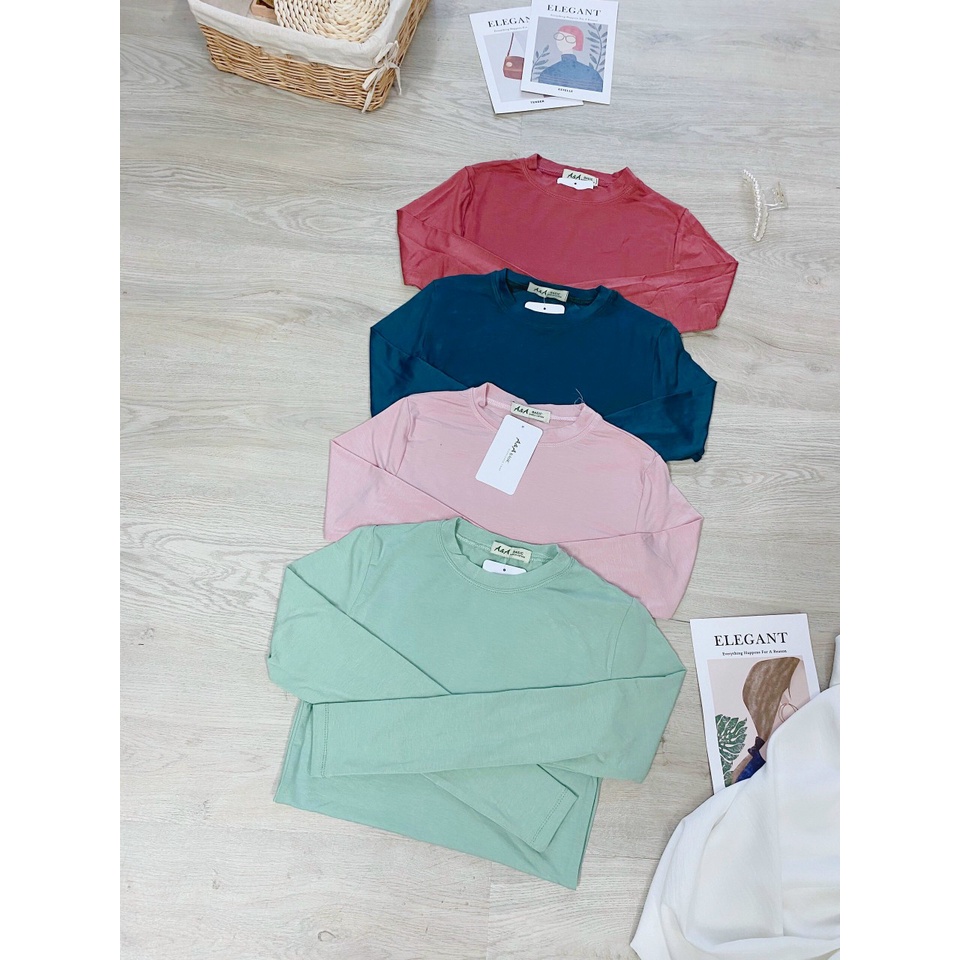 Combo 3 áo thun body tay dài ( được chọn màu)