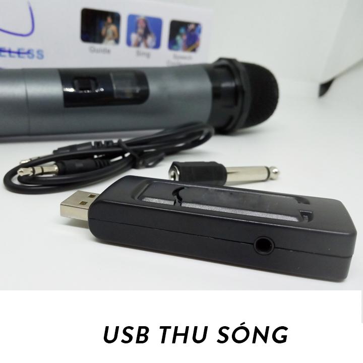 Micro Karaoke V12 không dây