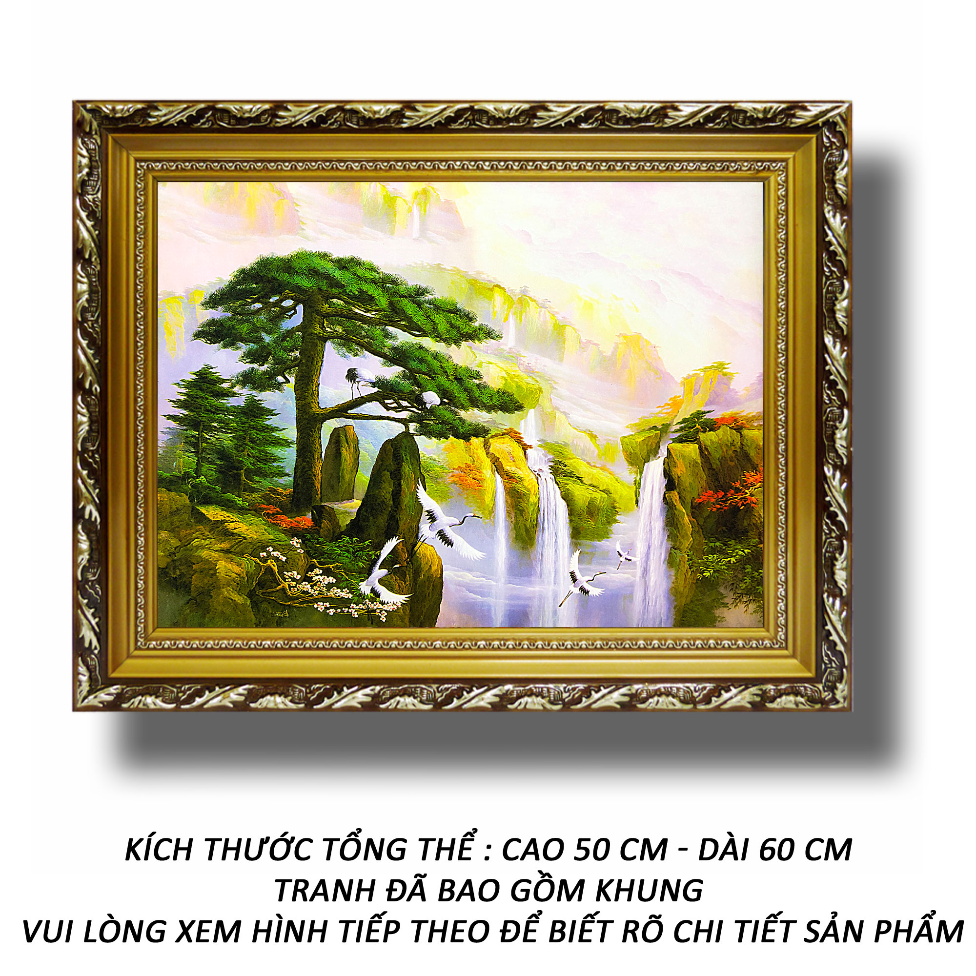 Tranh treo tường - sơn thủy hữu tình 39 - tranh minh hiền