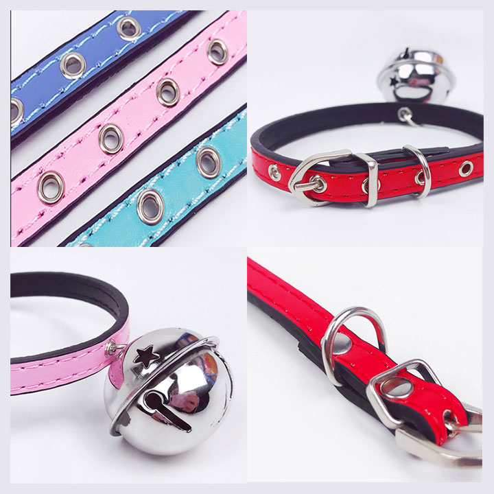 [HOÀN TIỀN 10%]Vòng cổ da chuông Doremon - Cutepets