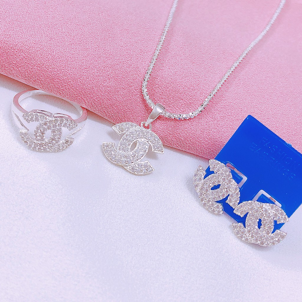 [HCM]Nhẫn bạch kim nữ, nhẫn bạc nữ, nhẫn bạc Ý xi kim cao cấp nhẫn đính kim cương  sang trọng Trang Sức Gami N085 may mắn bình an đeo đi tiệc đi làm cực xinh CAM KẾT KHÔNG ĐEN