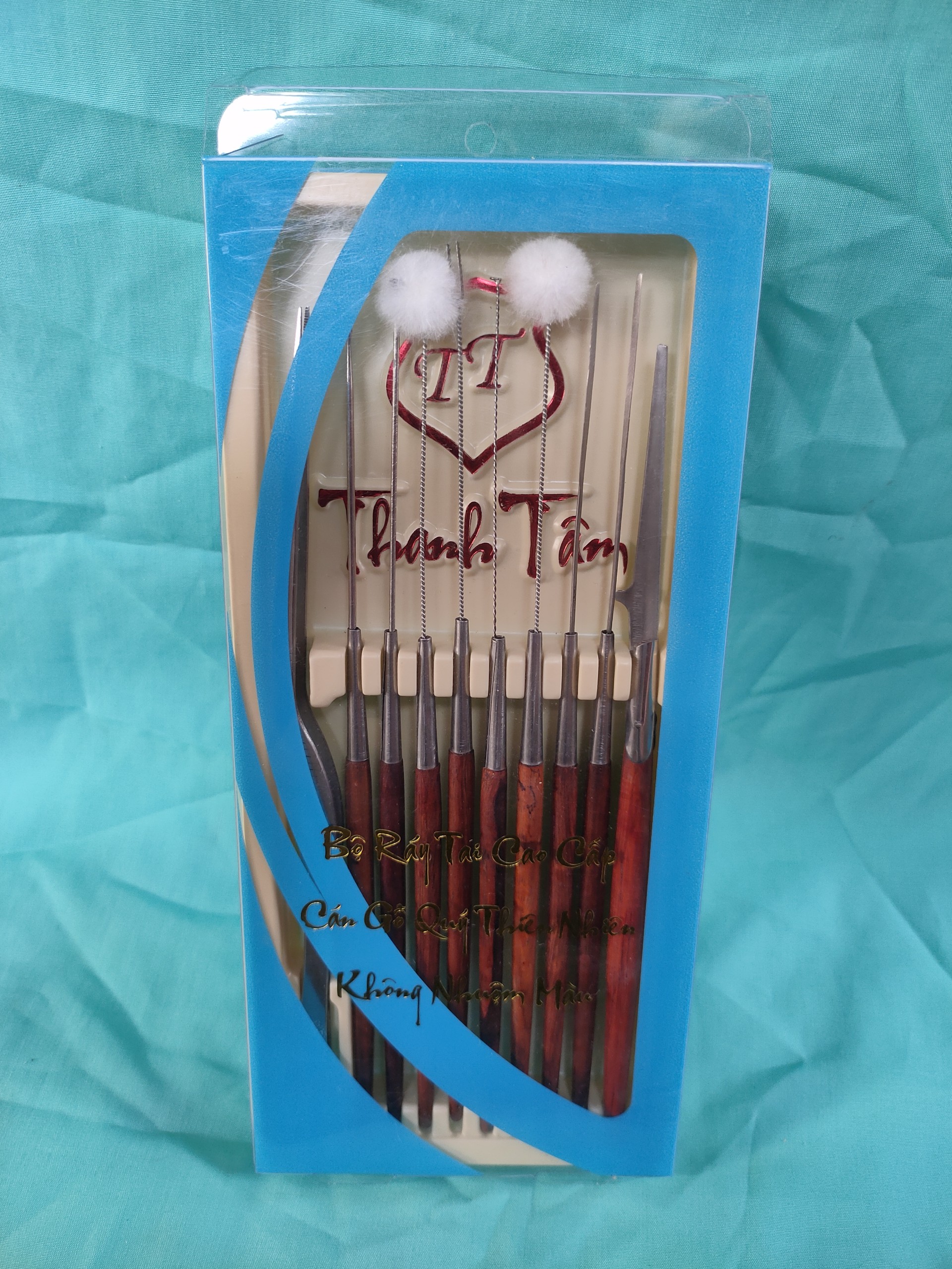 Ráy tai Thanh Tâm cán gỗ cao cấp