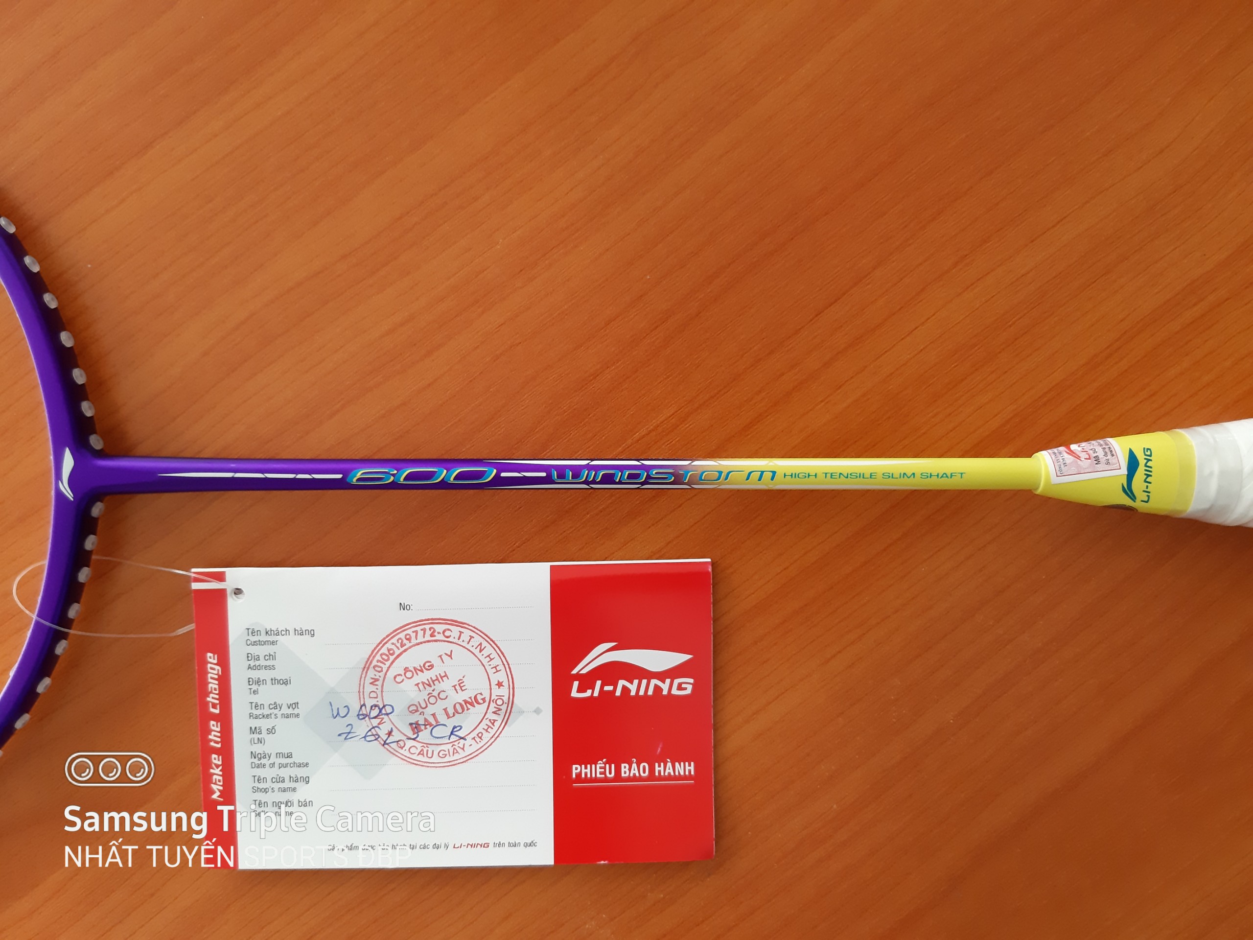Vợt cầu lông Lining Windstorm 600 - 5U (Chính hãng)