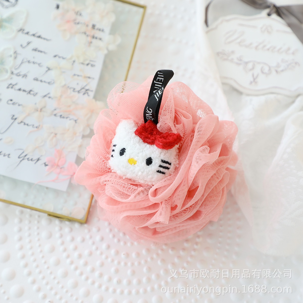 🌸BÔNG TẮM HELLO KITTY