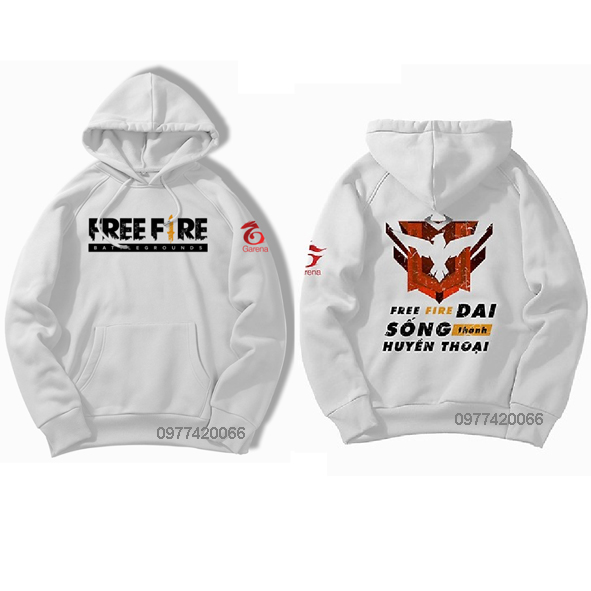 Áo game Free Fire, áo hoodie Free Fire