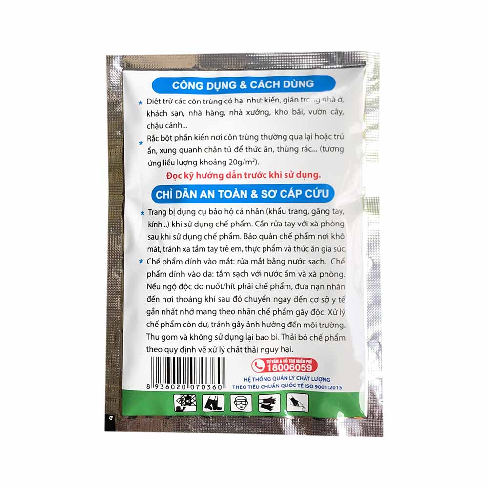 Bột phấn kiến Vipesco 50gr - Trừ kiến, gián, côn trùng