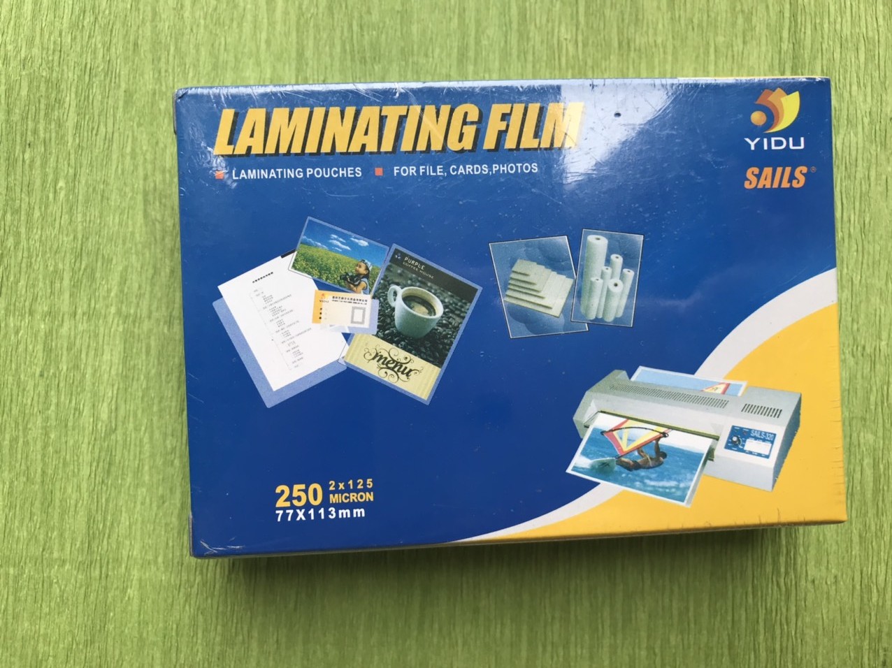 Giấy ép plastic Giấy phép lái xe, thẻ bảo hiểm  dày 125 mic