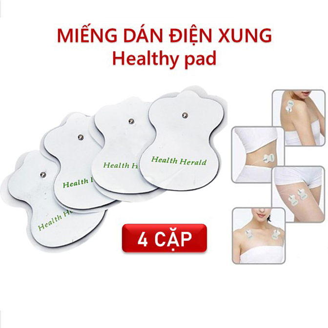 Combo 4 miếng dán trị liệu cho máy massage trị liệu, 4 miếng dán máy massage xung điện