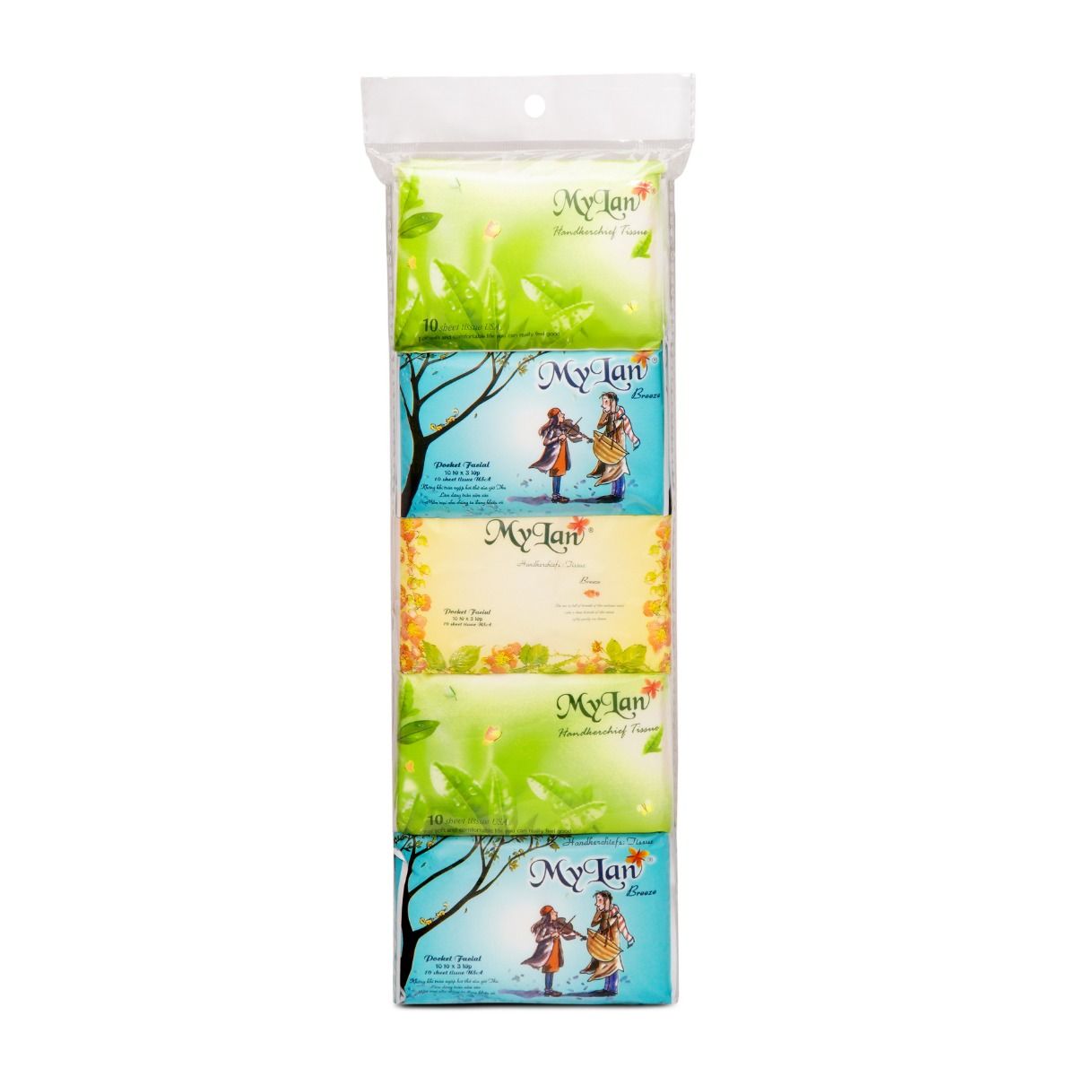 Giấy Ví Đôi MyLan (10 Tờ/Gói, 10 Gói/Dây) - the Rubee