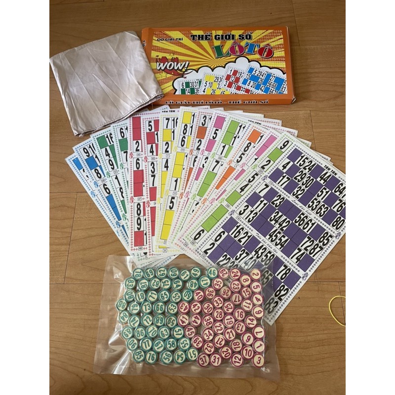 [HCM]BỘ CỜ LÔTÔ GIẤY GIẢI TRÍ NGÀY TẾT