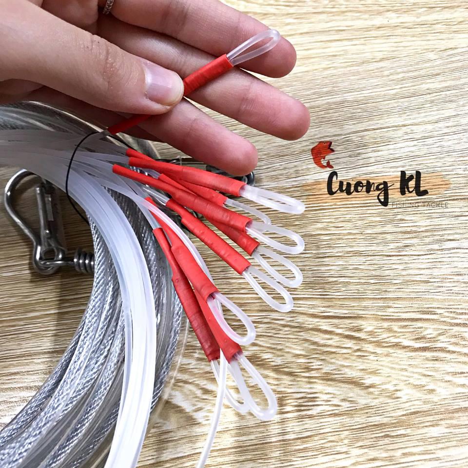 Móc mang cá loại 6 dây và 9 dây móc cá qua mang
