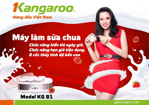 Máy làm sữa chua Kangaroo 8 cốc KG81