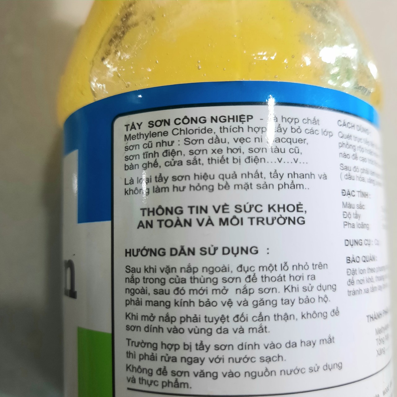 Dung dịch tẩy sơn, Chai tẩy sơn, Chất tẩy sơn (350ml/Chai) -  APCO