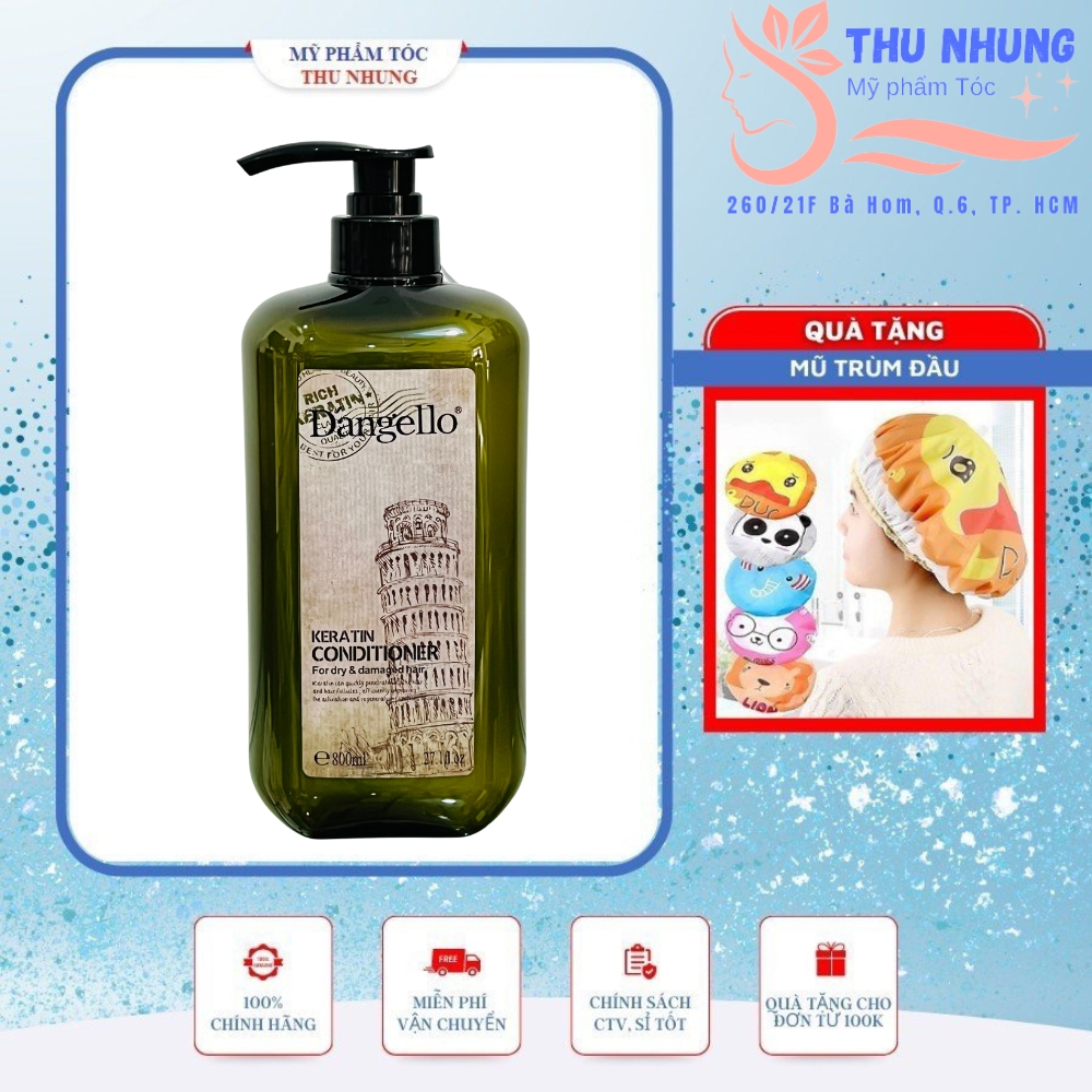 Dầu xả Dangello cho tóc khô hư tổn 800ml