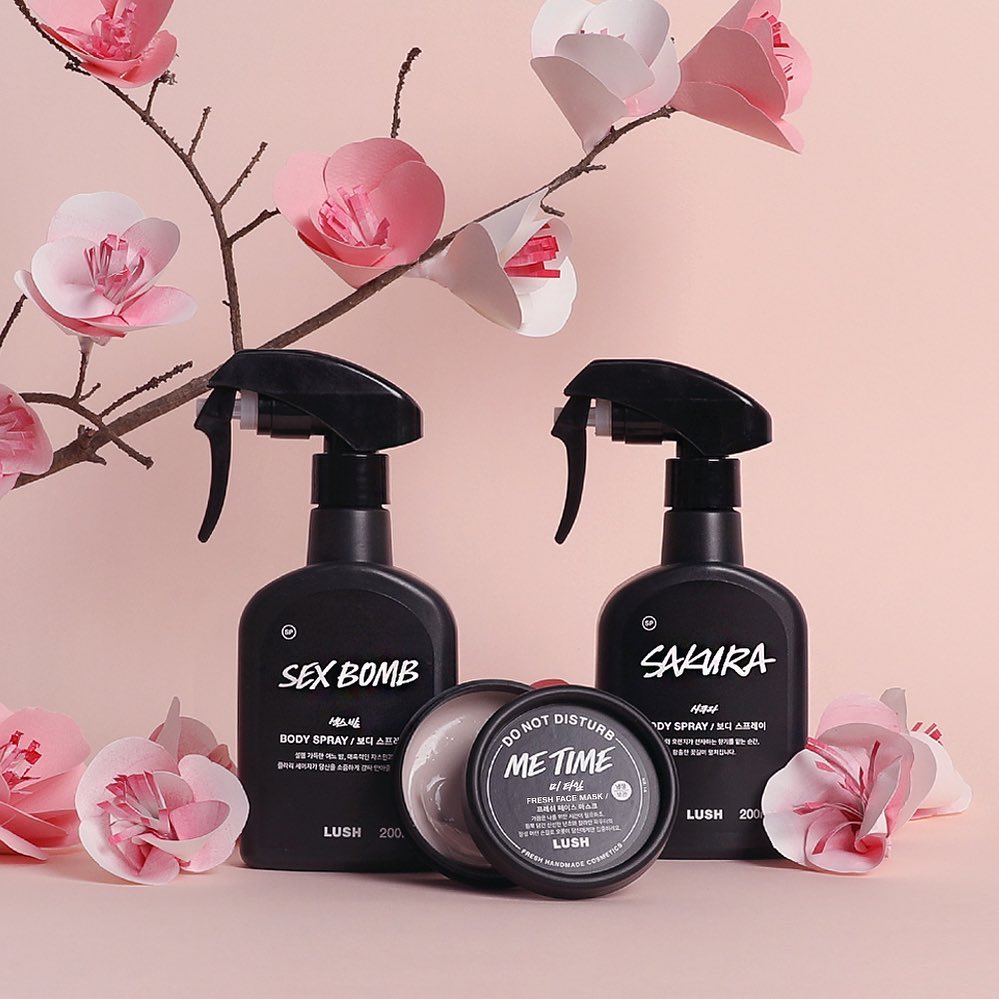 [HCM]Xịt toàn thân LUSH - Sakura body spray