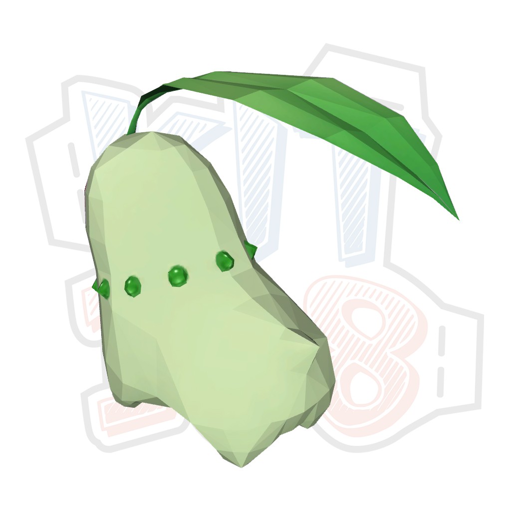 Mô hình giấy Anime Game Pokemon Chikorita