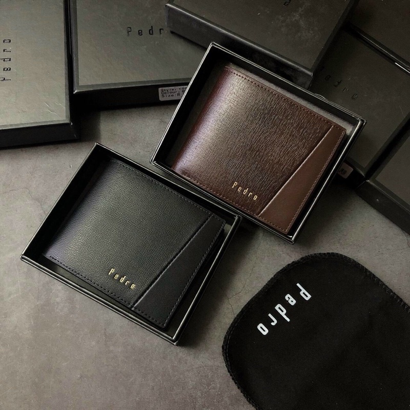Ví Pedro full box và túi giấy hãng (ảnh thật)