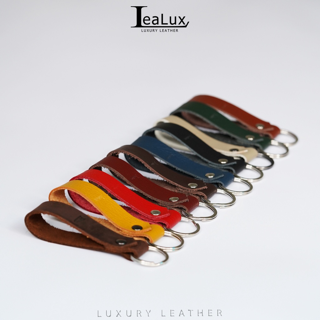 Móc Khóa Da Thật Lealux Keychain 1