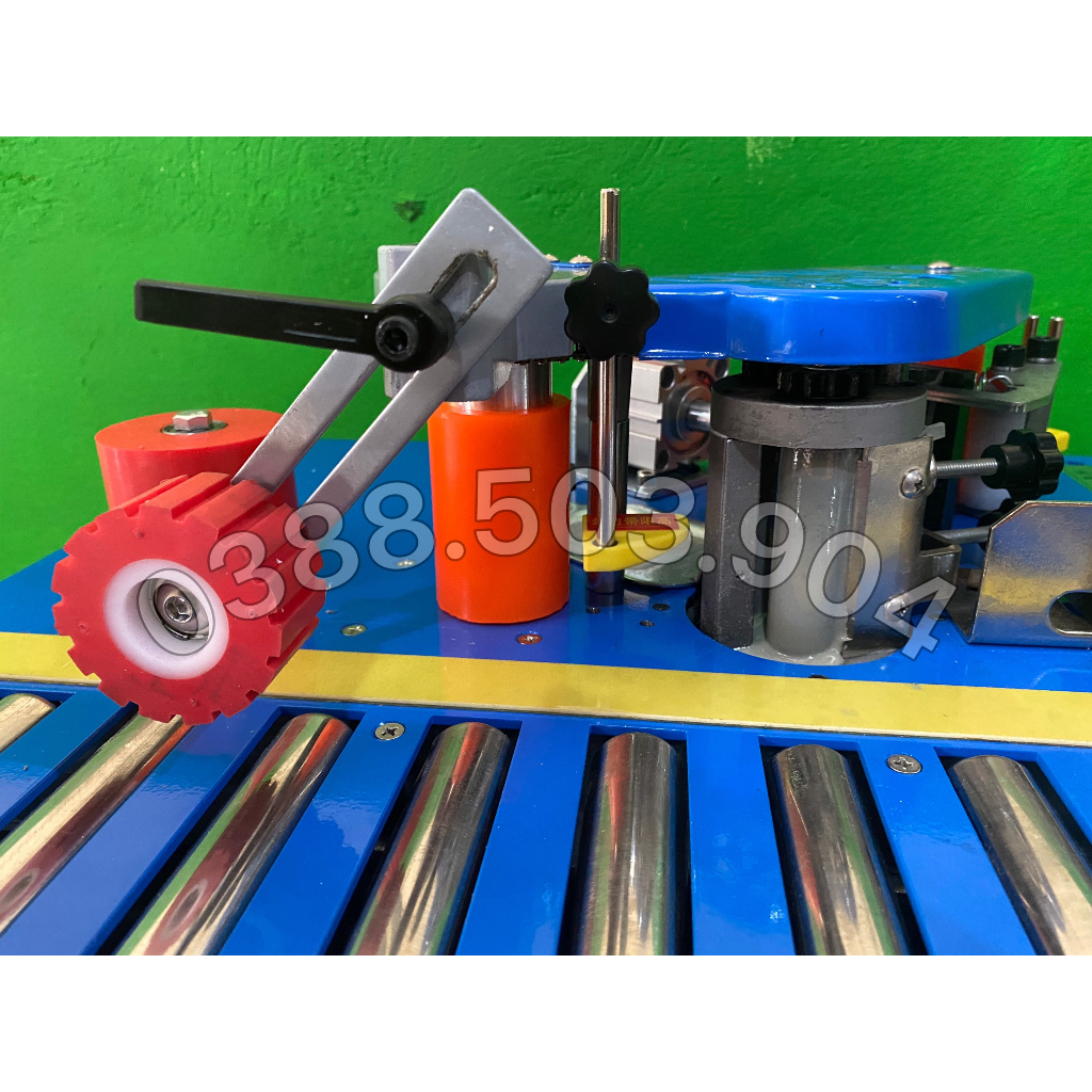 Máy dán cạnh gỗ DW550 ( có chức năng dán thẳng, tròn, vát 45 độ )