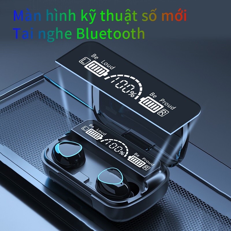 Tai Nghe Bluetooth M10 Pro, Tai Nghe Không Dây M10 Pro Phiên Bản Nâng Cấp Pin Trâu, Nút Cảm Ứng Tự Động Kết Nối