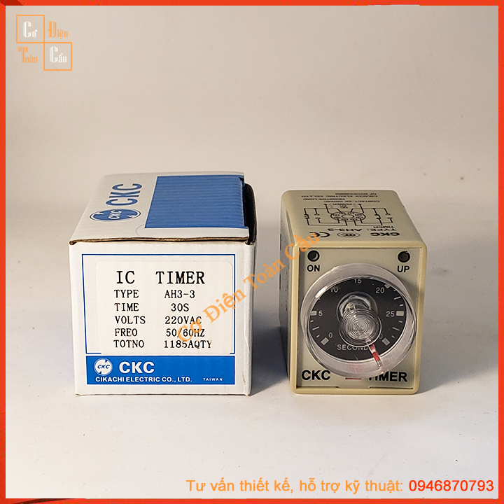 Timer CKC AH3-3 AC220V 10S 30S 60S