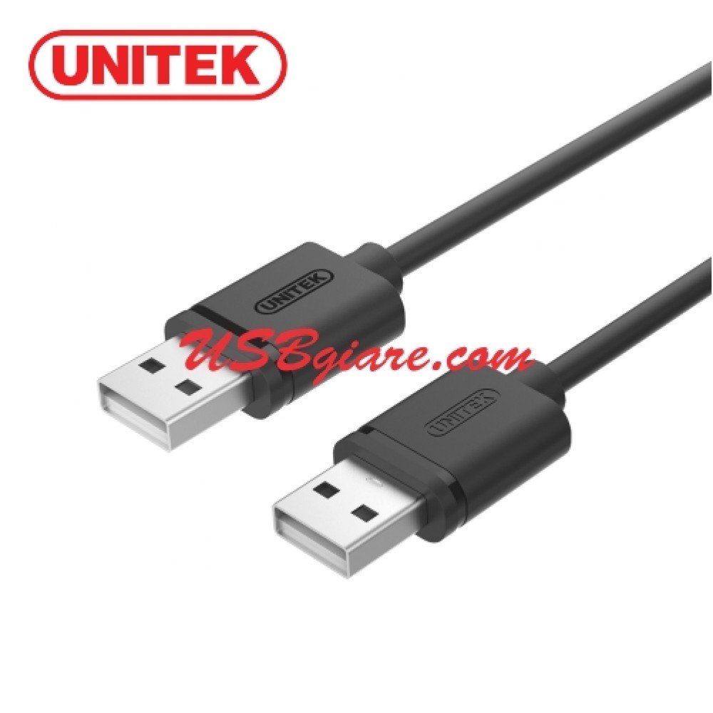 Cáp 2 đầu usb 1.5m unitek y-c442gbk