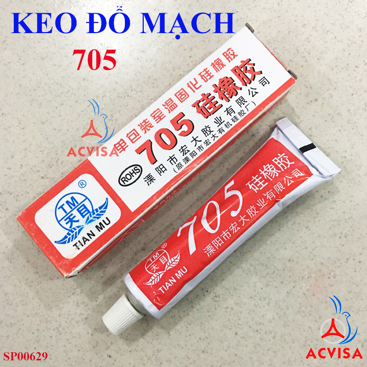 Combo 5 Keo Đổ Mạch 705 vỏ màu đỏ